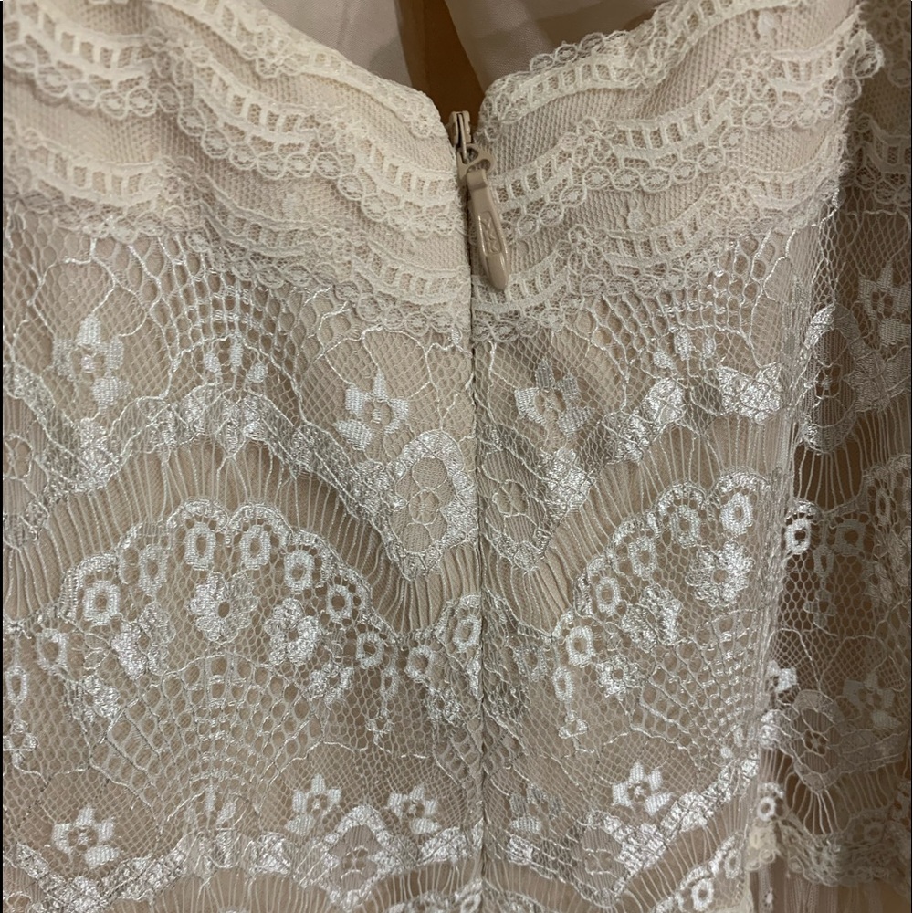 Galina Champagne Lace Wedding Dress size 18W - Picture 9 of 10